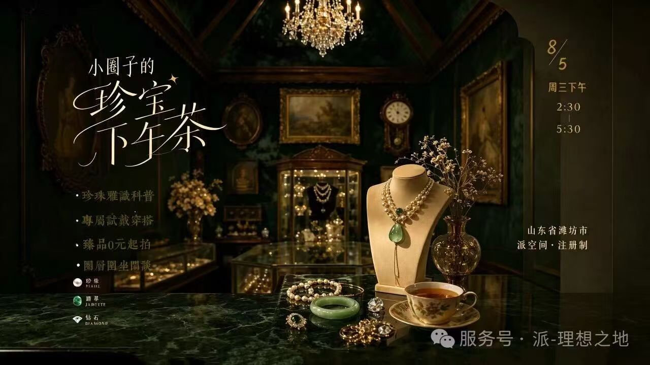 派&middot;生活丨珍宝下午茶 纯粹最是动人
