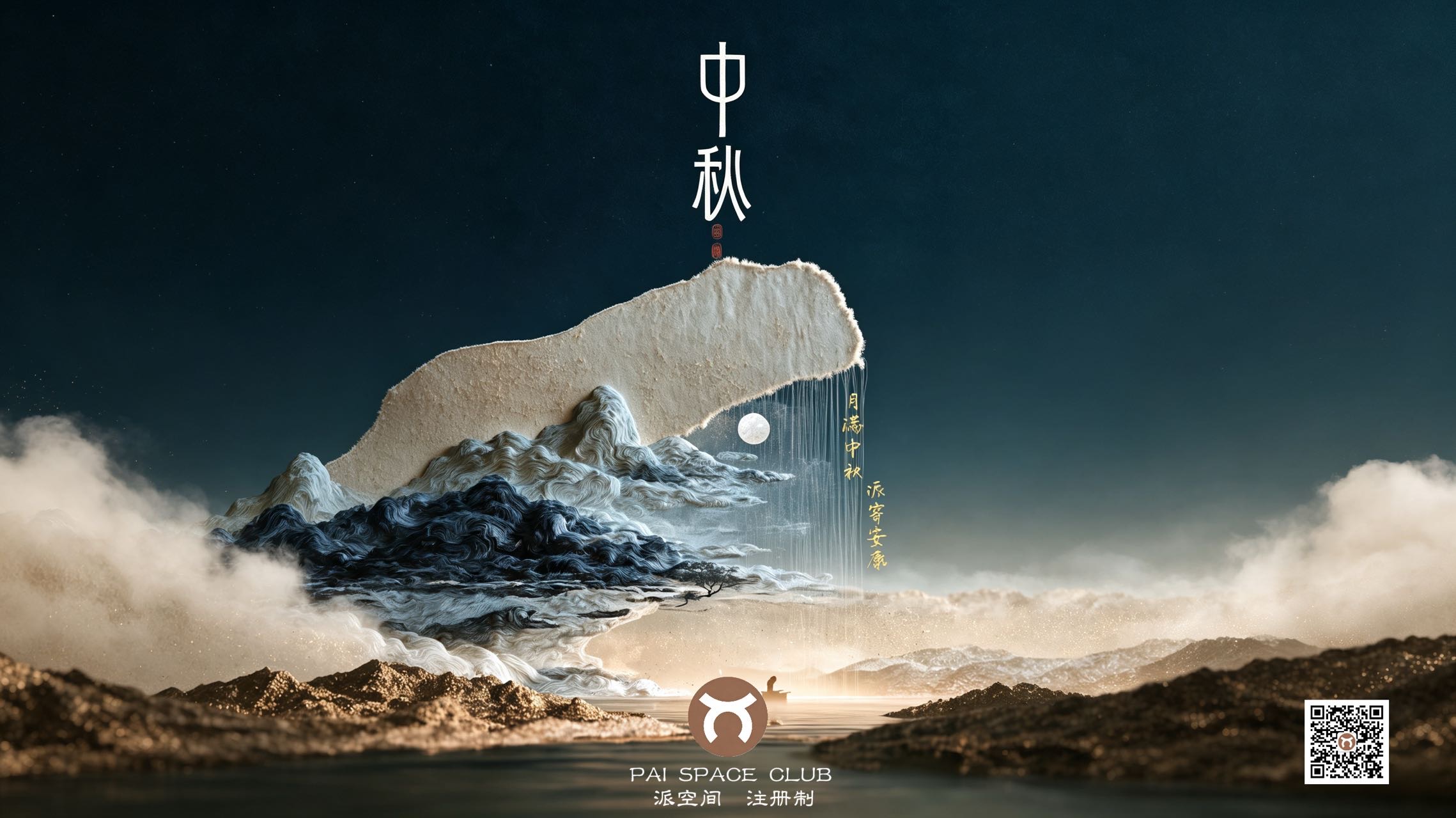 派空间全体祝您中秋节快乐! 月满中秋 派寄安康